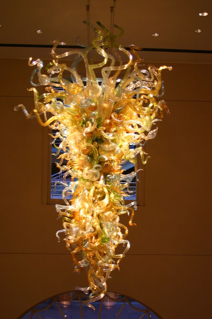 Go to the Antique Gold and Aquamarine Chandelier page