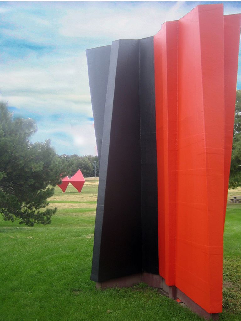 Go to the Untitled (vertical black and red) page